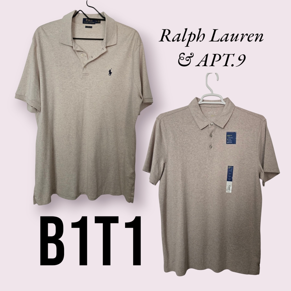 Ralph Lauren Men's Tan Polo Shirt